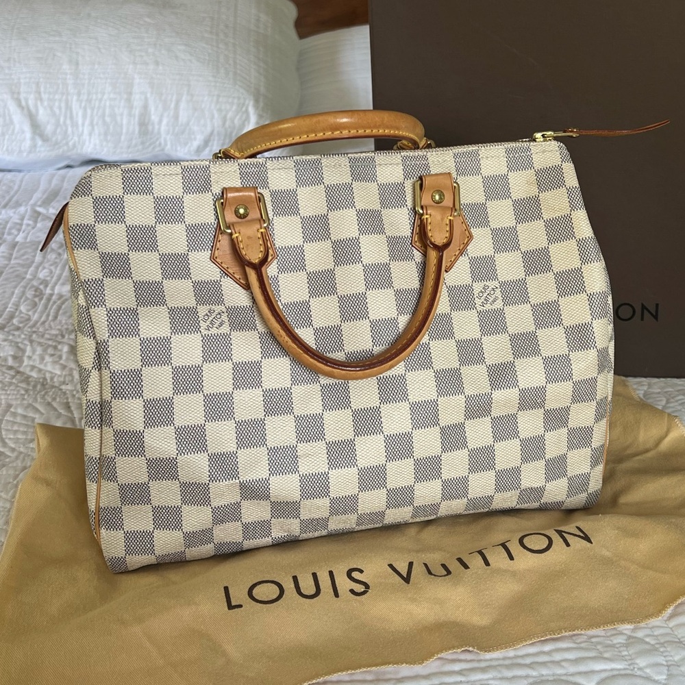 Louis Vuitton Speedy 30 Damier Azur